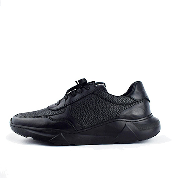 Chaussure pour homme 050 noir cuir .........   Basket cuir pour homme Maroc
